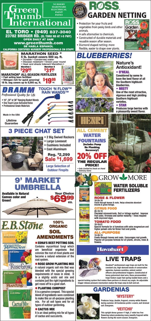 The front page of the gardener's international magazine.