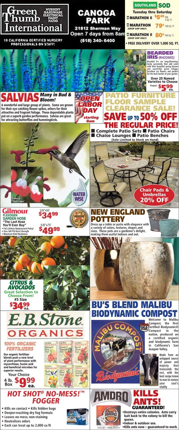 The front page of the Florida gardener magazine featuring a plant nursery near me.