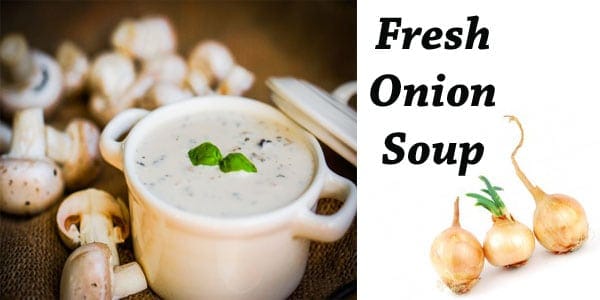 Fresh onion soup recipe from a Southern California plant nursery.