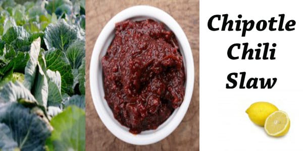 Southern California garden center offering chipotle chili slaw.