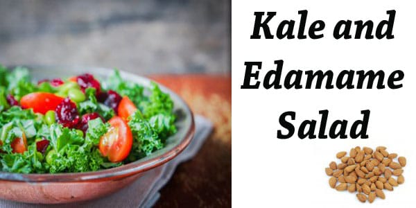 SoCal garden center with an assortment of edible greens including kale and edamame salad.