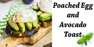 Avocado toast topped with a perfectly poached egg, available at a Southern California garden center.