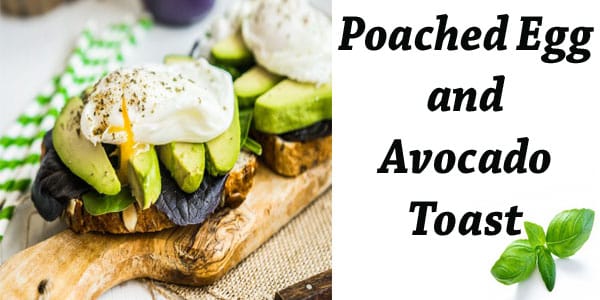 Avocado toast topped with a perfectly poached egg, available at a Southern California garden center.