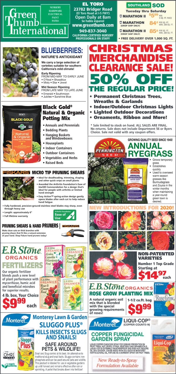 The green international's go-to garden center and plant nursery near you.