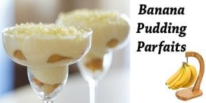 Southern California garden center offering banana pudding parfaits.