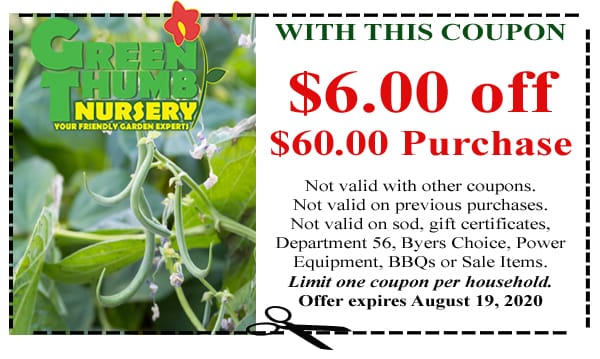 SoCal garden center coupon.