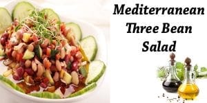 Mediterranean salad featuring three beans sourced from the best garden center near me.