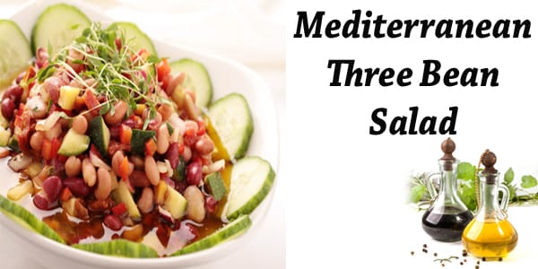 Mediterranean salad featuring three beans sourced from the best garden center near me.