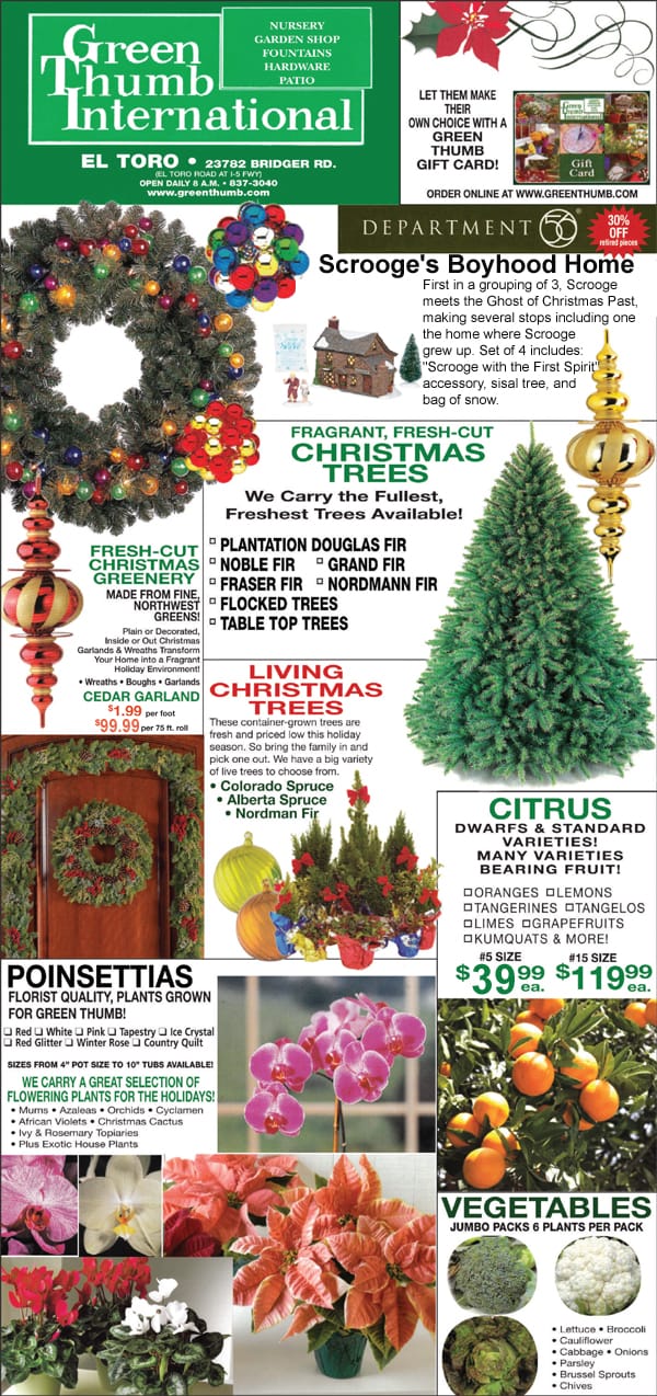 The green international magazine cover featuring a socal nursery.