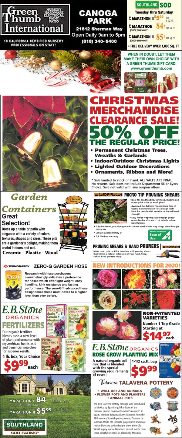 The front page of the Florida Gardener Magazine featuring the best garden center near me.