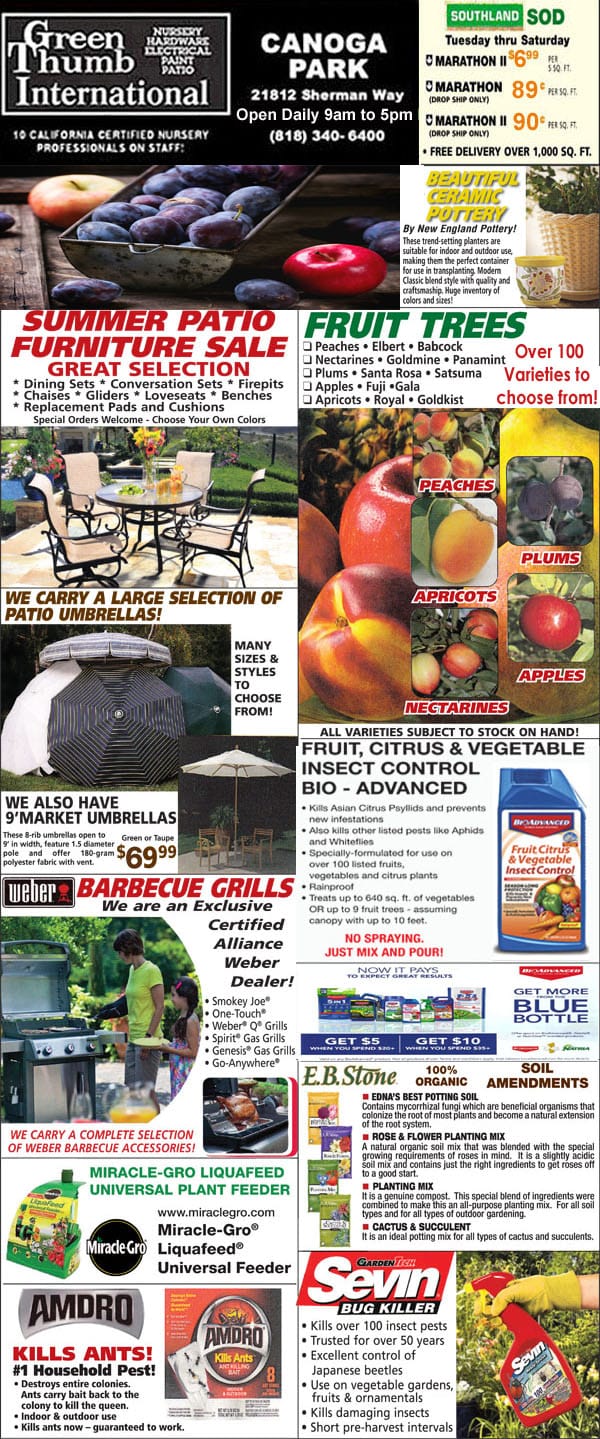 A magazine featuring products from a top-rated garden center near me.