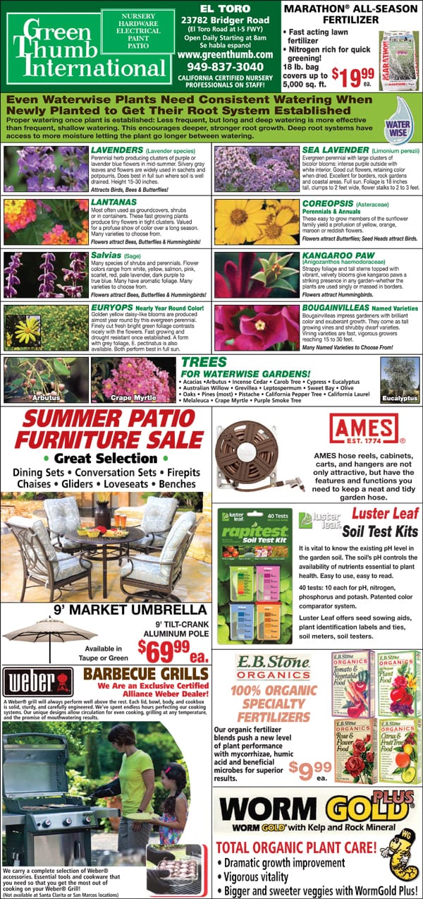 The best garden center near me featuring on the front page of the garden international magazine.