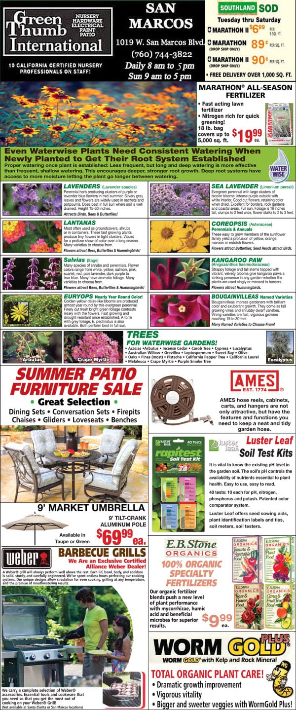 The top-rated socal garden center offering a variety of plants and gardening supplies.