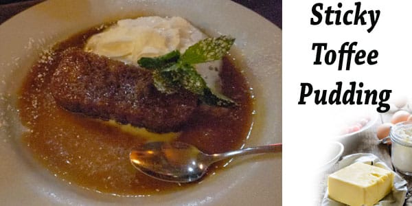 Nursery near me offering the best sticky toffee pudding.