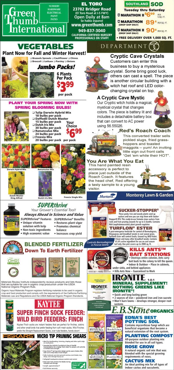 The front page of the best garden center near me.