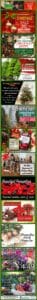 A poster displaying various items.