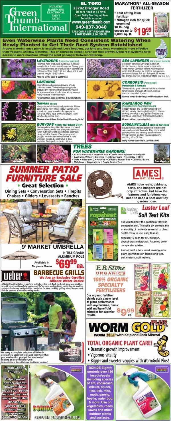 The front page of the gardener's journal, featuring the best plant nursery near me.