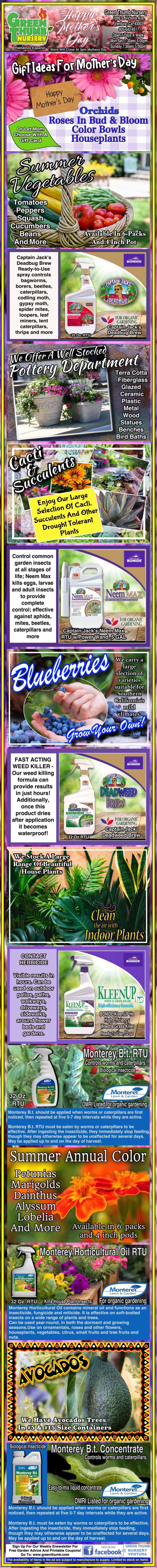 A colorful vertical collage displays various fertilizer products, their features, plant images, and text highlighting benefits such as mineral growth support, disease resistance, and color enhancement.